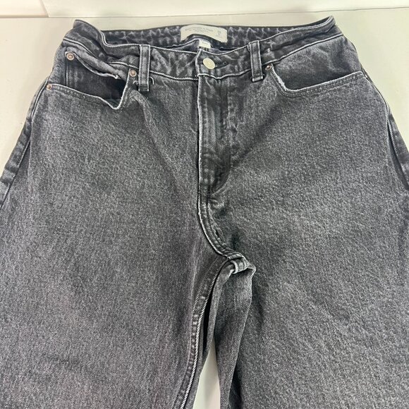 Abercrombie Fitch Jeans Womens 29x31* 90s Relaxed High Rise Black Denim Tag 28 L - Picture 2 of 16